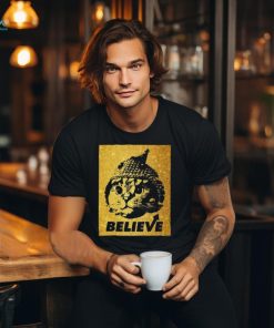 Shark Cat Solana Believe Gold Tee Shirt