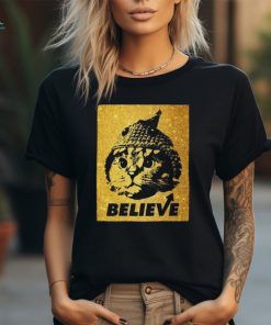 Shark Cat Solana Believe Gold Tee Shirt
