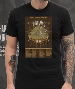 Shawn James North American Tour 2024 Poster shirt, hoodie, sweater, long sleeve and tank top Shawn James North American Tour 2024 Poster shirt