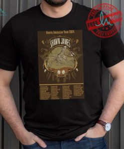 Shawn James North American Tour 2024 Poster shirt, hoodie, sweater, long sleeve and tank top Shawn James North American Tour 2024 Poster shirt