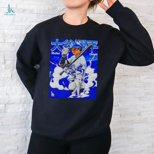 Shohei Ohtani 17 Los Angeles Dodgers poster shirt