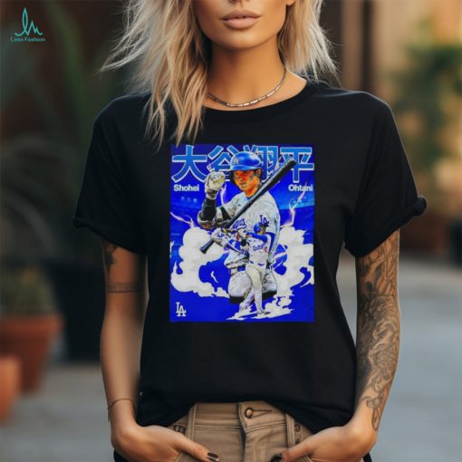 Shohei Ohtani 17 Los Angeles Dodgers poster shirt