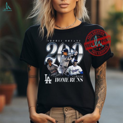 Shohei Ohtani Los Angeles Dodgers 200th Career Home Run T Shirt