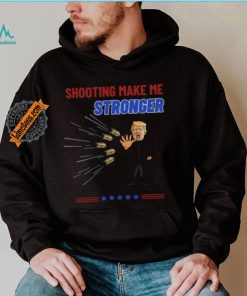 Shooting Make Me Stronger Shirt Superhero Never Surrender Tee Trump Shooter Shirt Trump Shooting Shirt Trump Shot Shirt