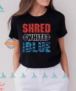 Shred White And Blue Shirt