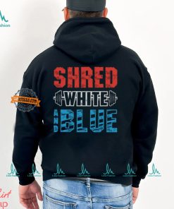 Shred White And Blue Shirt