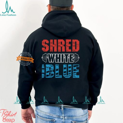 Shred White And Blue Shirt