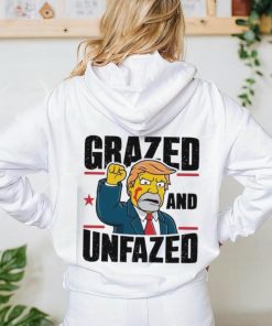 Simpson Trump fist grazed and unfazed shirt