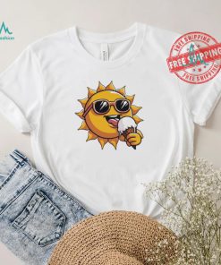 Siun eating ice cream Summer art shirt