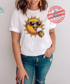 Siun eating ice cream Summer art shirt