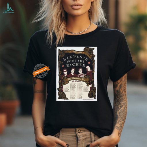 Sixpence None The Richer 20th Anniversary Tour 2024 2025 Poster Shirt