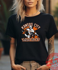 Skeleton player Kansas City Mavericks hockey shirt