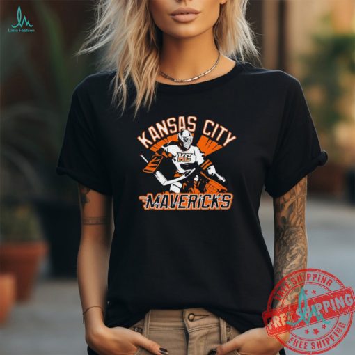 Skeleton player Kansas City Mavericks hockey shirt