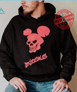 Skull Mickey Mouse Bacchus logo shirt