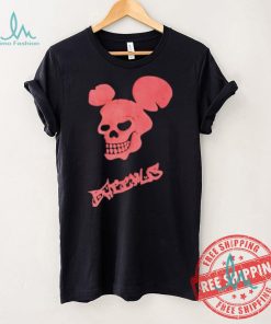 Skull Mickey Mouse Bacchus logo shirt