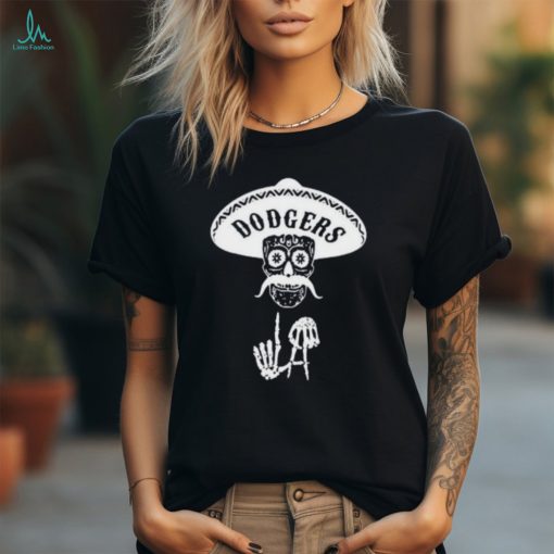 Skull los angeles dodgers shirt   Yourtshirtman MLB Collection Fan Favorite Design 2024
