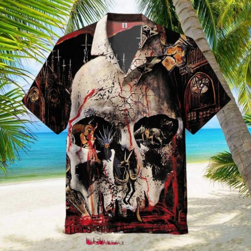 Slayer Metal South Of Heaven Unisex Hawaiian Shirt