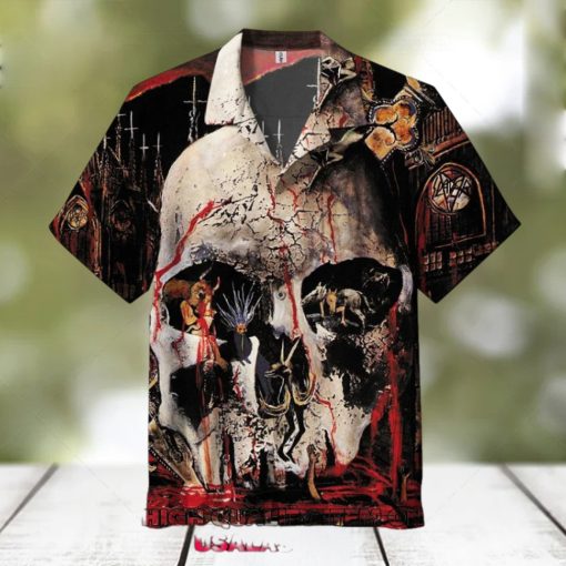 Slayer Metal South Of Heaven Unisex Hawaiian Shirt