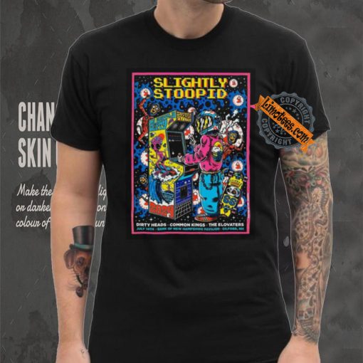 Slightly Stoopid Bank Of New Hampshire Pavilion In Gilford Nh Jul 14 2024 Poster Shirt