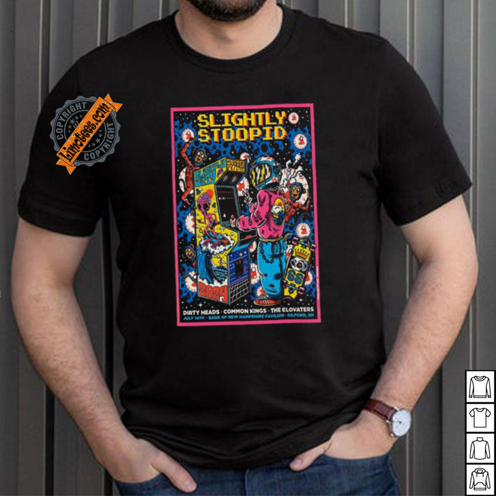 Slightly Stoopid BankNH Pavilion in Gilford, NH July 14 2024 Poster shirt Slightly Stoopid BankNH Pavilion in Gilford, NH July 14 2024 Poster shirt