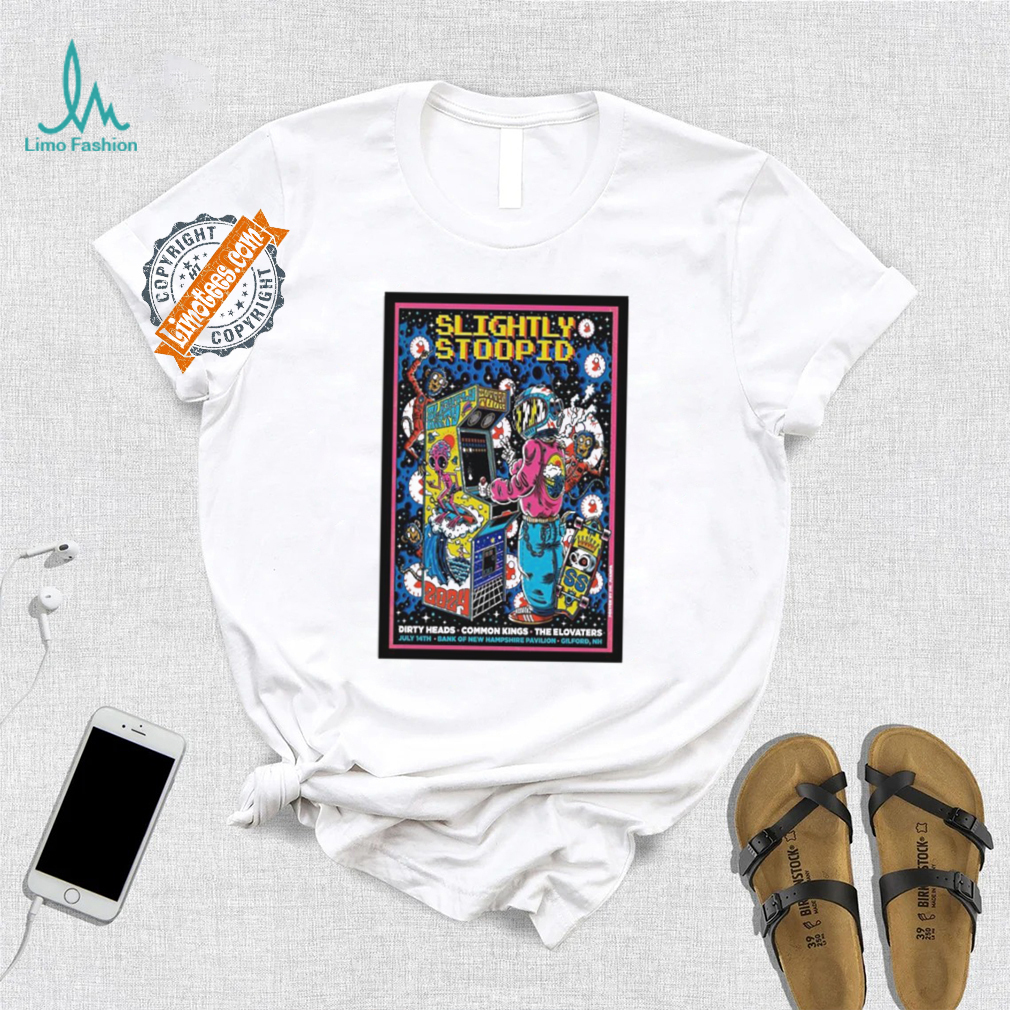 Slightly Stoopid July 14 2024 BankNH Pavilion in Gilford NH Poster Shirt Slightly Stoopid July 14 2024 BankNH Pavilion in Gilford NH Poster Shirt