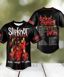 Slipknot 25th Anniversary Here Comes The Pain Baseball Jersey