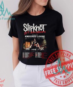 Slipknot 25th Anniversaty Tour North America 2024 Schedule Two Sides Unisex T Shirt