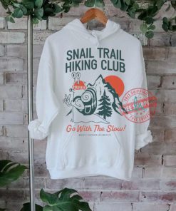 Snail Trail Hiking Club Go With The Slow Woody’s Outdoor Leisure Dept T shirts, hoodie, sweater, long sleeve and tank top Snail Trail Hiking Club Go With The Slow Woody’s Outdoor Leisure Dept T shirts