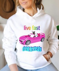 Snazzyseagull Live Fast Eat Trash Raccoon shirt