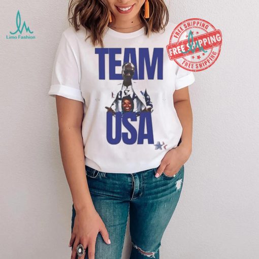 Snoop dogg simone biles team usa 2024 paris olympics national team t shirts