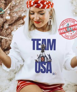 Snoop dogg simone biles team usa 2024 paris olympics national team t shirts