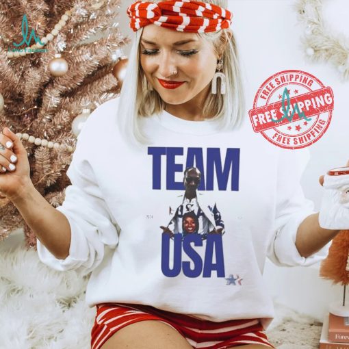 Snoop dogg simone biles team usa 2024 paris olympics national team t shirts