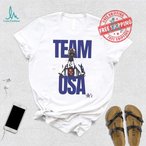 Snoop dogg simone biles team usa 2024 paris olympics national team t shirts