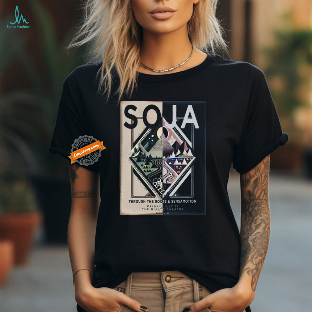 Soja July 12 2024 The Rialto Theatre Tucson Az Poster Shirt Soja July 12 2024 The Rialto Theatre Tucson Az Poster Shirt