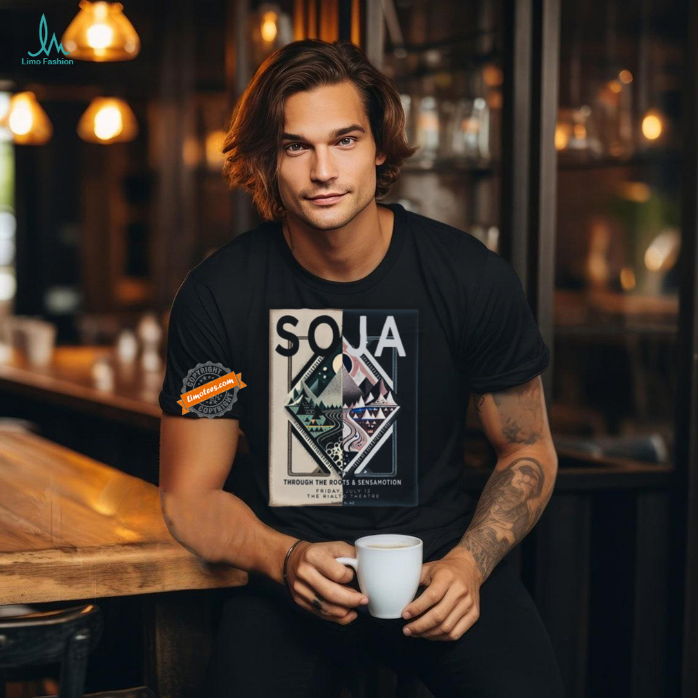 Soja July 12 2024 The Rialto Theatre Tucson Az Poster Shirt Soja July 12 2024 The Rialto Theatre Tucson Az Poster Shirt