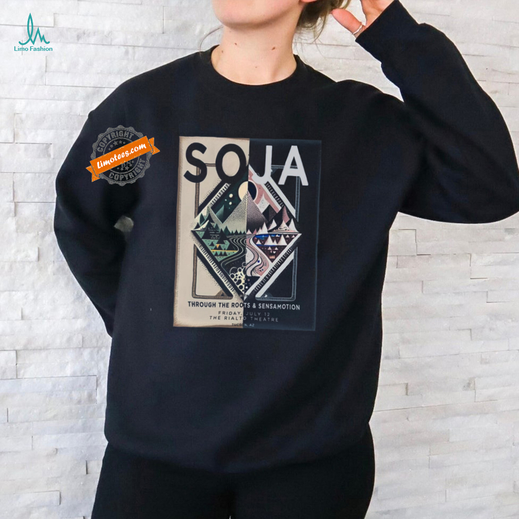 Soja July 12 2024 The Rialto Theatre Tucson Az Poster Shirt Soja July 12 2024 The Rialto Theatre Tucson Az Poster Shirt