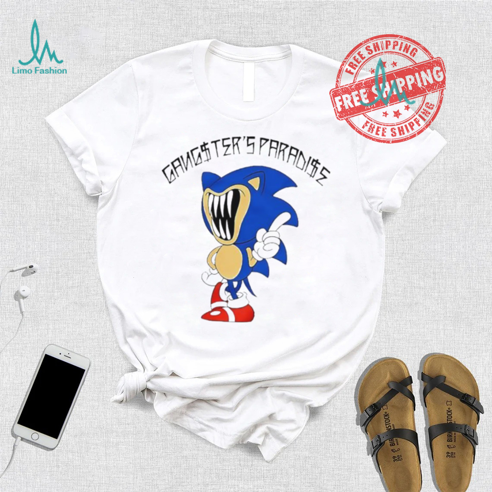 Sonic The Hedgehog Gangster’s Paradise shirt Sonic The Hedgehog Gangster’s Paradise shirt