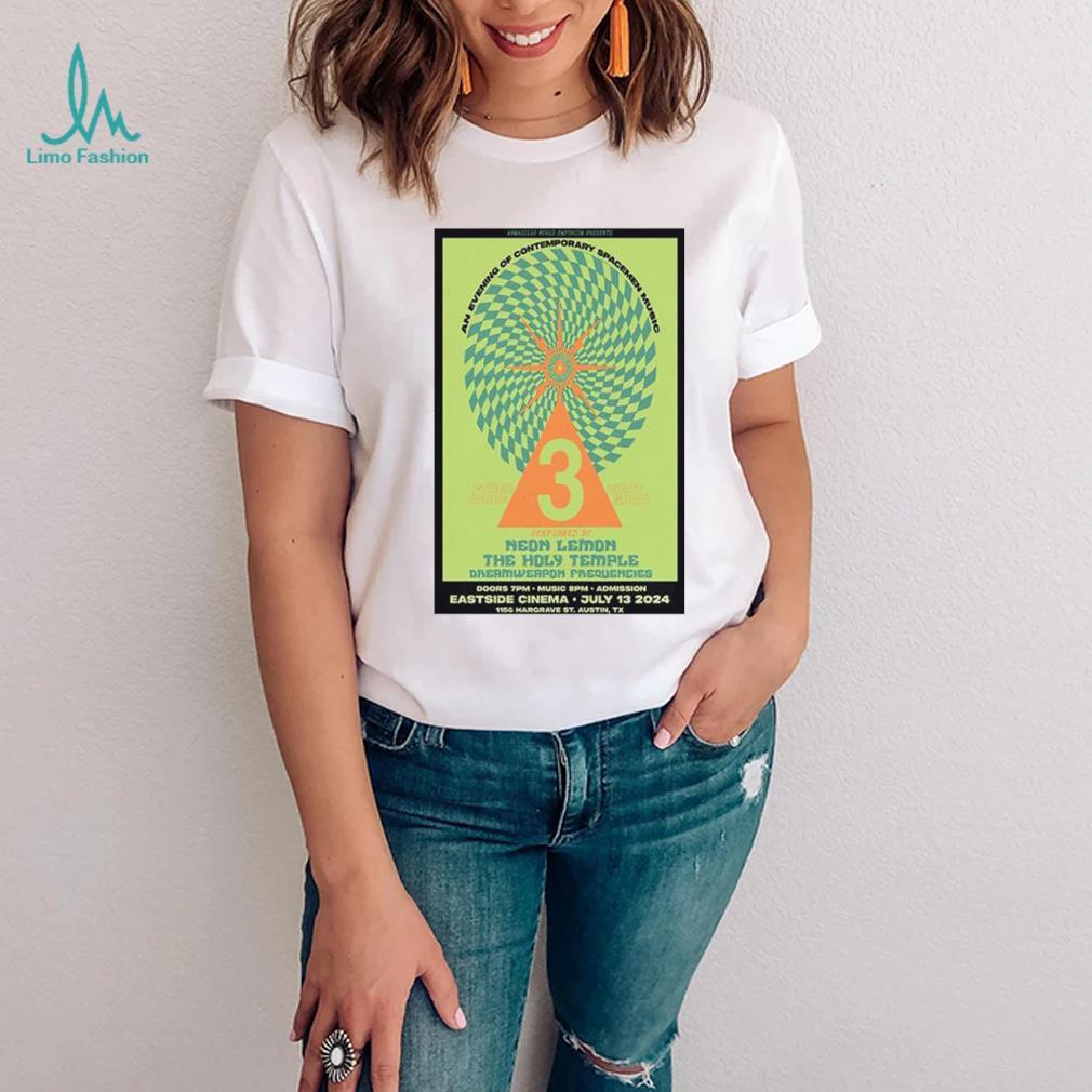 Spacemen 3 July 13 2024 1156 Hargrave Austin Texas Concert Poster Shirt Spacemen 3 July 13 2024 1156 Hargrave Austin Texas Concert Poster Shirt