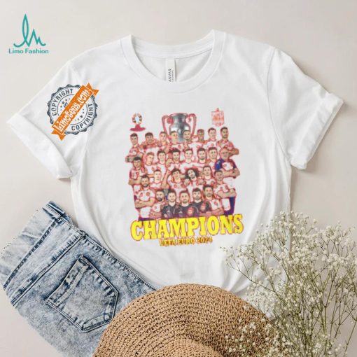 Spain Champions UEFA Euro 2024 T Shirt