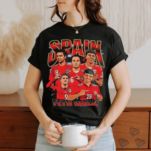 Spain Fetii World team cartoon shirt