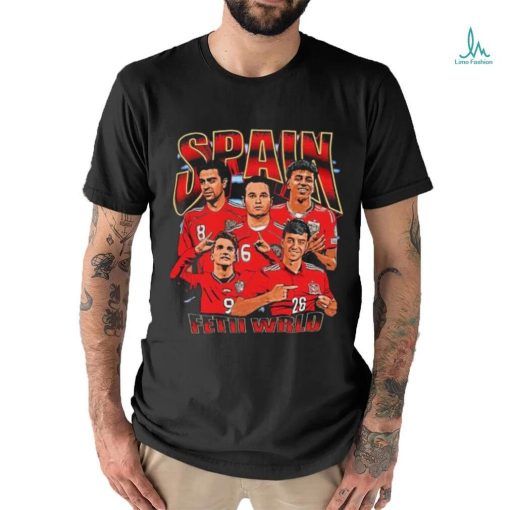 Spain Fetii World team cartoon shirt