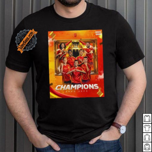 Spain Win 2 1 England 2024 Euro National Champions Shirt