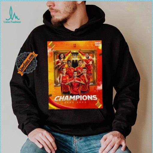 Spain Win 2 1 England 2024 Euro National Champions Shirt