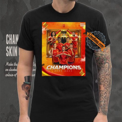 Spain Win 2 1 England 2024 Euro National Champions Shirt