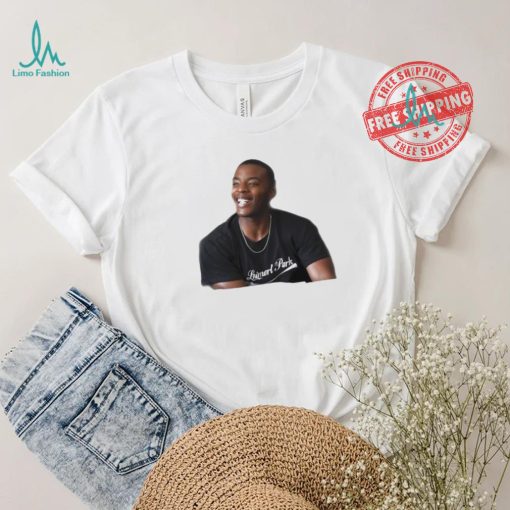 Spencer James smiling shirt