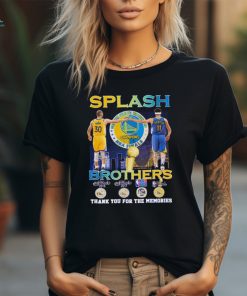 Splash Brothers Golden State Warriors thank you for the memories shirt