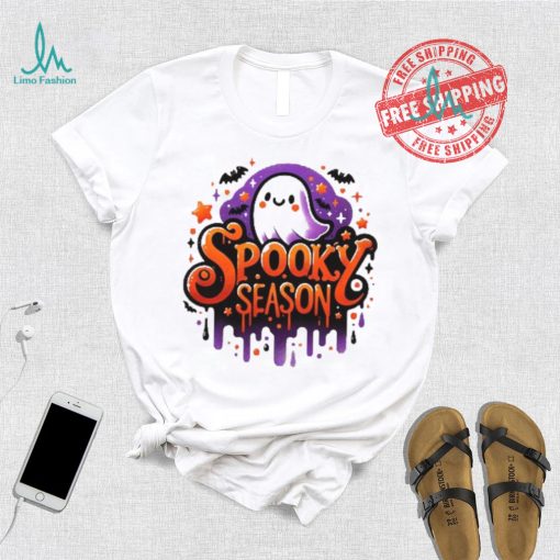 Spooky Season  Cute Ghost Halloween shirt