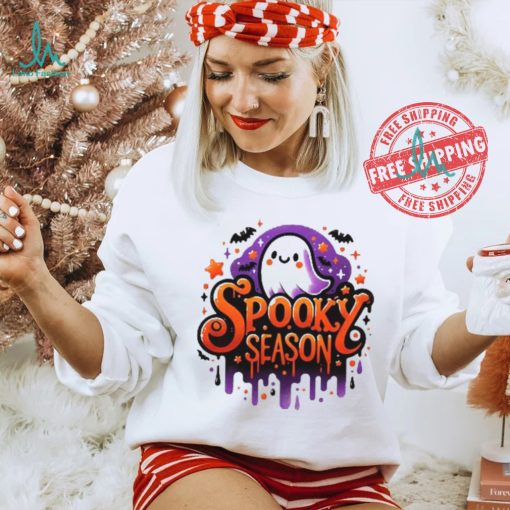 Spooky Season  Cute Ghost Halloween shirt