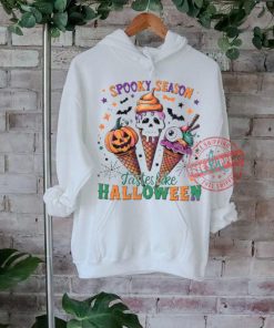 Spooky season tastes like halloween horror vibes shirt