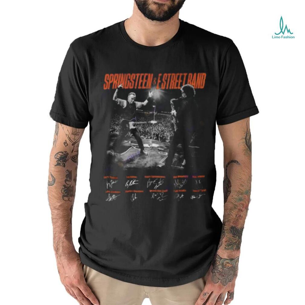 Springsteen E Street Band Signature Unisex T Shirt Springsteen E Street Band Signature Unisex T Shirt